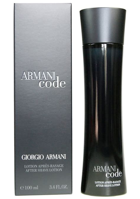 giorgio armani code aftershave